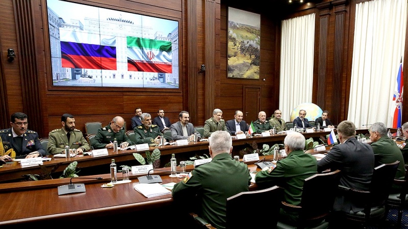 ماسکو سکیورٹی اجلاس کے موقع پرایران کے وزیر دفاع کی ملاقاتیں