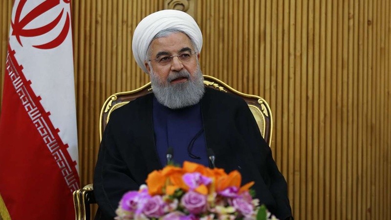 Ruhani: Sionistlər və amerikalıların hədəfi, İslam dünyasının diqqətini Fələstin məsələsindən yayındırmaqdır