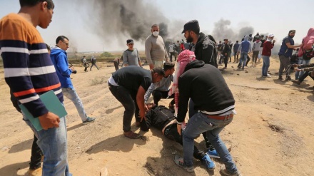 فلسطینیوں کے احتجاجی مظاہرے 