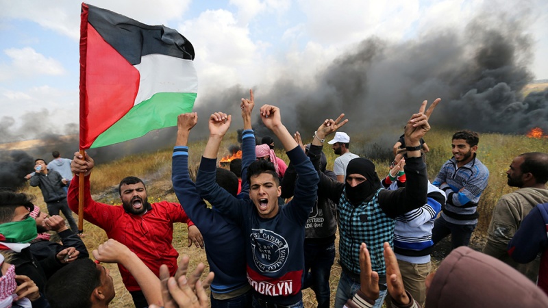 اسرائیل کے خلاف اٹھ کھڑا ہوا غزہ ۔ تصاویر
