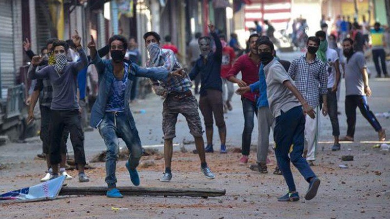  کشمیر میں  ہلاکتوں  کے خلاف احتجاجی مظاہرے 