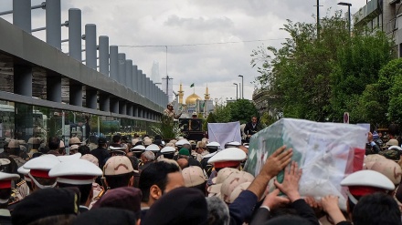    مشہد مقدس میں شہداء کی تشیع جنازہ   