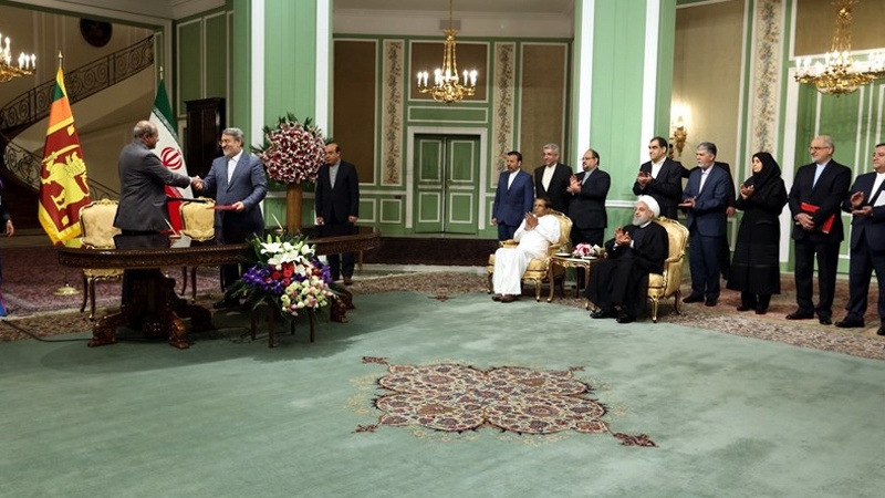 ایران اور سری لنکا کے درمیان تعاون کی کئی دستاویزات پر دستخط