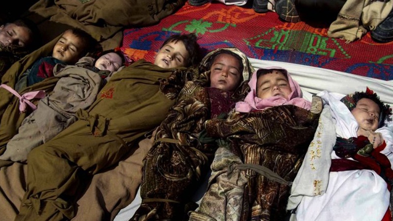افغان بچوں کے قتل عام کی مذمت