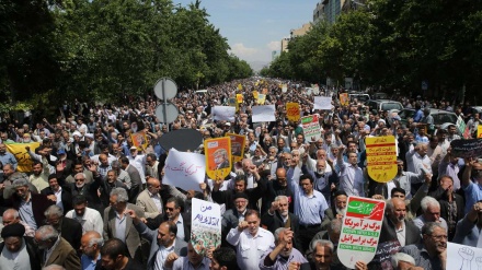   امریکہ موجودہ صدی کا ام الفساد، ایران میں نکالی جانے والی ریلی کے شرکا کا اعلان 
