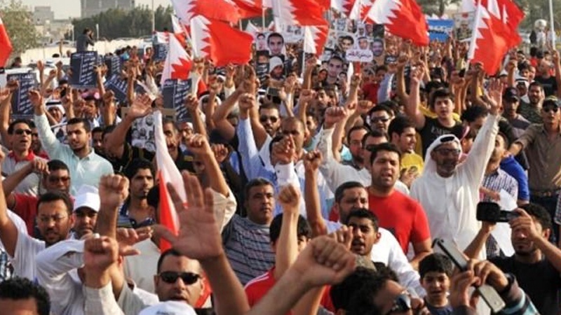 بحرین میں امریکا مخالف مظاہرے 