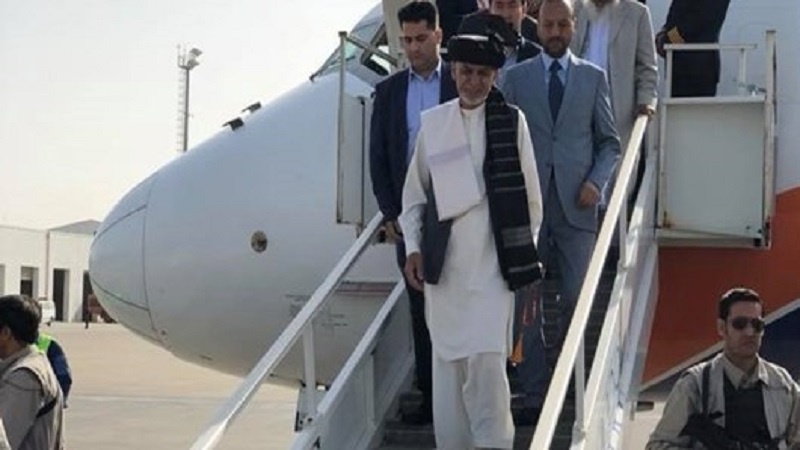 افغان صدر اشرف غنی ہندوستان پہنچ گئے