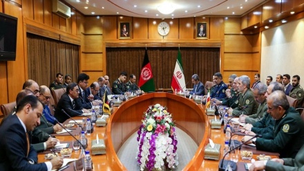 علاقے میں دہشت گردی سے مقابلے پر ایران اور افغانستان کے وزرائے دفاع کی تاکید