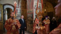 Ruski predsjednik Putin na jednoj vjerskoj ceremoniji