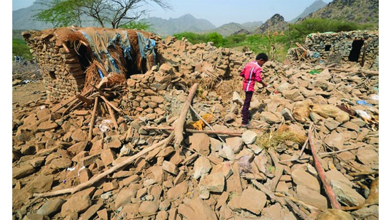 یمن پر سعودی بربریت، 8 افراد شہید متعدد زخمی