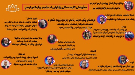 ئینفووگرافی: هەڵوێستی کاربەدەستانی ڕۆژئاوایی لە بەرامبەر بڕیارەکەی ترەمپ