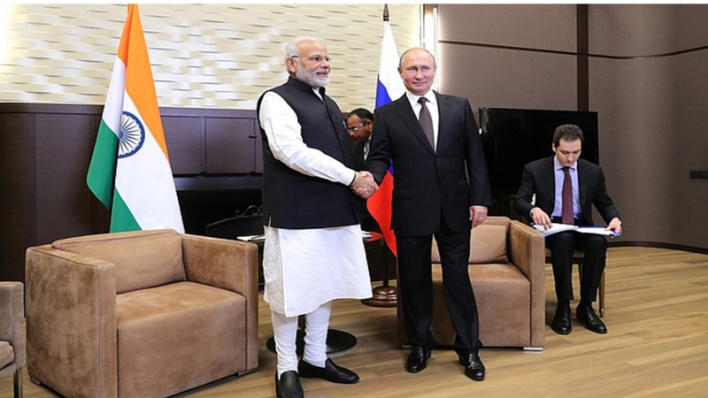 ہندوستان و روس کے سربراہوں کے درمیان مذاکرات