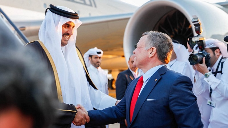 قطر کے خلاف سعودی اتحاد میں دراڑ، اردن، قطر کے ساتھ تعلقات بہتر بنانے کی کوشش میں 