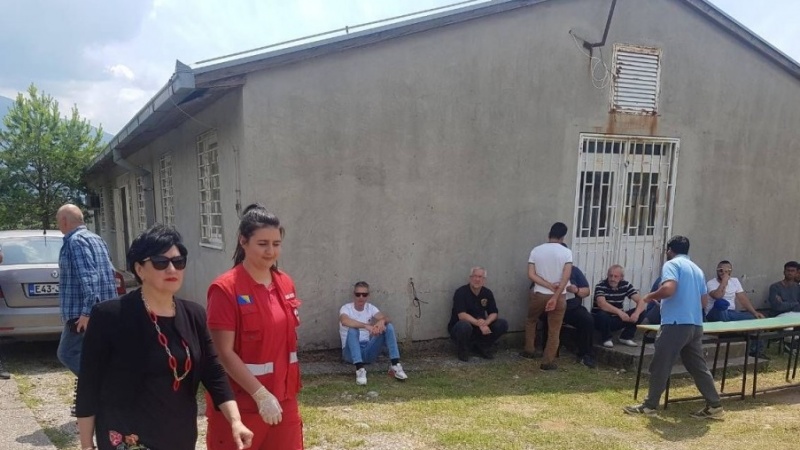 Borovac posjetila Izbjeglički centar u Salakovcu