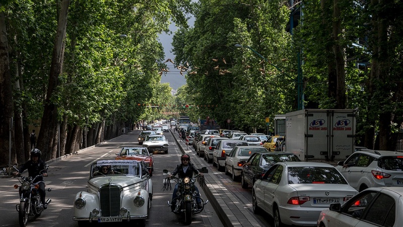  تہران میں 60 سال پرانی کلاسیک گاڑیاں 