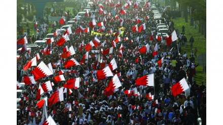 سعودی عرب کے خلاف بحرینی عوام کا احتجاجی مظاہرہ