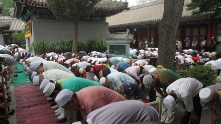 Çində Fitr bayramı namazı