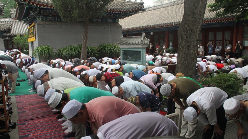 Çində Fitr bayramı namazı