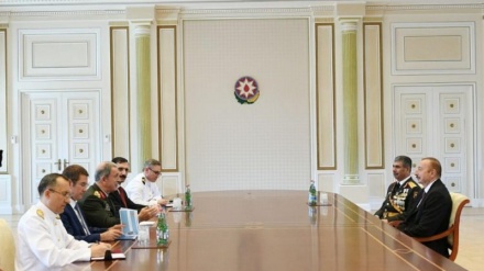 Əliyevin Türkiyə müdafiə naziri və Baş Qərargah rəisi ilə görüşü 