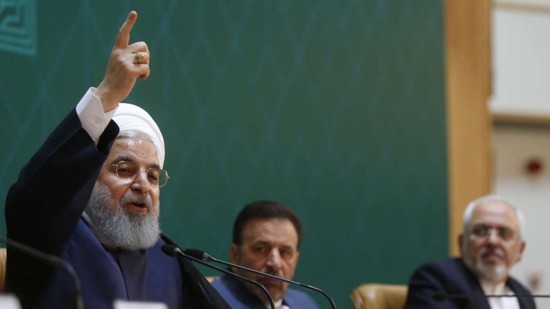 ایرانی عوام ارادوں کی جنگ میں امریکہ کو شکست فاش دیں گے: صدر حسن روحانی