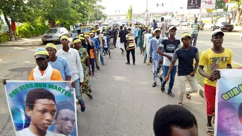 آیت اللہ شیخ زکزکی کی غیر قانونی قید کے خلاف نائیجیریا میں احتجاج 