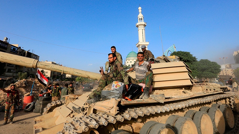 دیرالزور میں شامی فوج کی پیشقدمی 