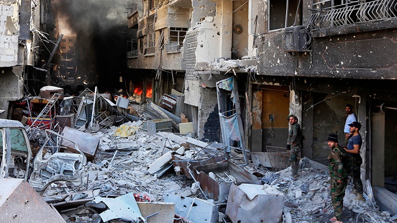 شام پر امریکی حملہ متعدد شہری جاں بحق