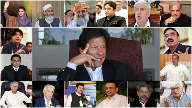 پاکستان: الیکشن سے قبل سیاسی رہنماؤں کے ایک دوسرے پر تابڑ توڑ حملے