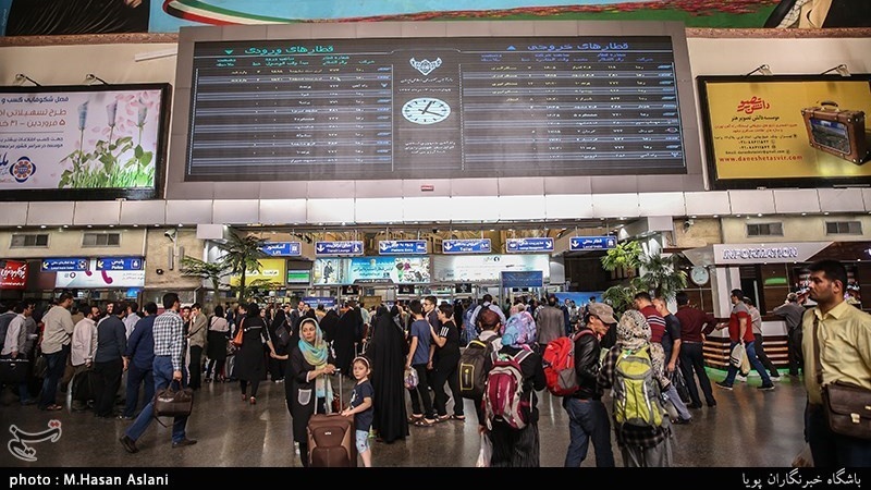 تہران ریلوے اسٹیشن، گرمی کی چھٹیوں کے مسافر