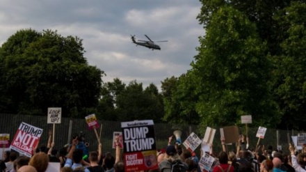 ٹرمپ کے دورہ برطانیہ کے خلاف مظاہرے 