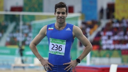 فرانس، سو میٹر کے دوڑ کے مقابلوں میں ایرانی کھلاڑی کا گولڈ میڈل