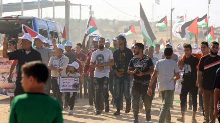 فلسطین میں واپسی مارچ 4 فلسطینی شہید 120 زخمی