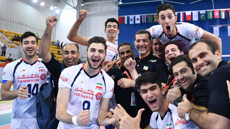 ایران کی نوجوان والی بال ٹیم ایشیائی چمپین