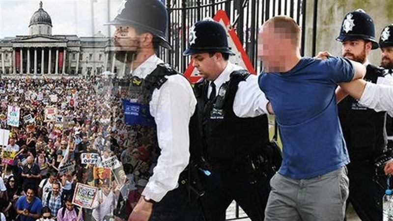 Londonda keçirilən anti-Tramp aksiyasında 6 nəfər həbs olunub