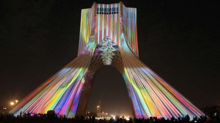 تہران میں آزادی اسکوائر کا خوبصورت منظر