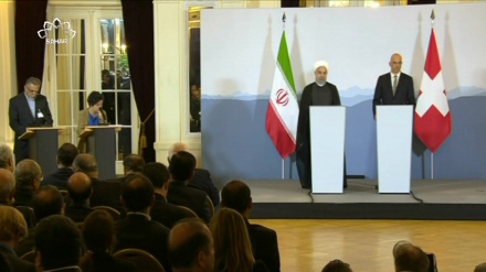ایران اور سوئیزرلینڈ کے صدور کی مشترکہ پریس کانفرنس