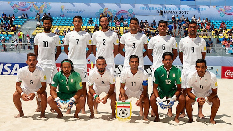 İranın çimərlik futbolu üzrə yığma komandası dünyada üçüncü, Asiyada isə birincidir
