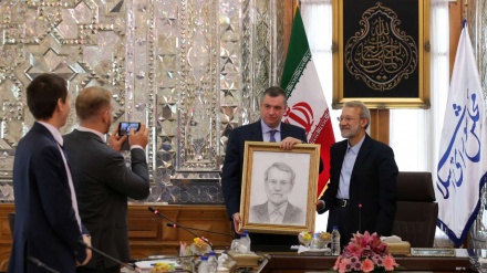 ایران  روس  پارلیمنٹ کے سربراہوں  کی ملاقات 