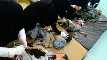  پەلاماری ئاسمانیی هێزەکانی هاوپەیمانیی سەعوودی بە سەرکردایەتیی عەرەبستان بۆ سەر پاسێکی هەڵگری منداڵانی یەمەنی