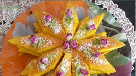 سازکردنی کێکی شەربەتی