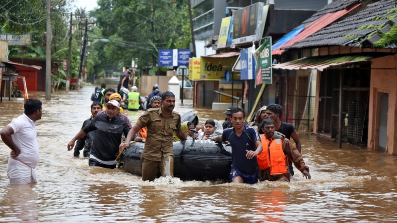 ہندوستان میں بارش اورسیلاب سے 220 افراد ہلاک و زخمی