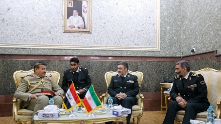 عراقی  سرحدی گارڈ کے کمانڈر کی ایرانی پولیس کے چیف سے ملاقات