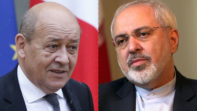 وەزیرانی دەرەوەی  ئێران و فەرەنسا لەڕێگەی تەلەفۆن وتووێژیان کرد 