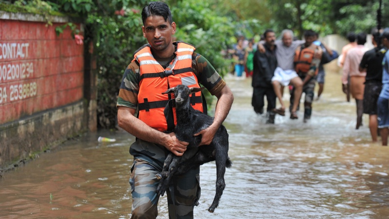 ہندوستان میں طوفان سے تباہی، ایک لاکھ سے زائد افراد محفوظ مقام پر منتقل