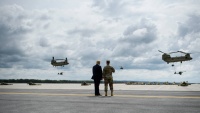Trump izbliza promatrao vježbe američke vojske
