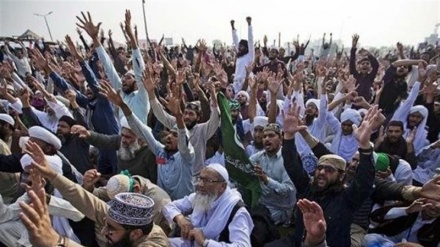 تحریک لبیک پاکستان کا احتجاجی مارچ جاری 