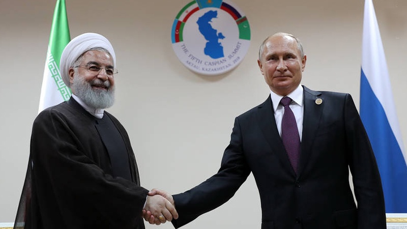 قزاقستان میں ایران اور روس کے صدور کی ملاقات 