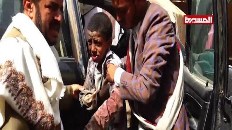 یمنی بچوں کی بس پر سعودی طیاروں کا حملہ،90 سے زائد شہید و زخمی 