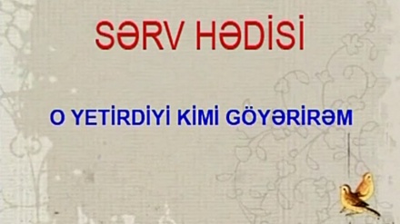 SƏRV HƏDİSİ - 03-09-2018 - İranın cazibəli, tarixi məkanları, təbiəti, abidələri və mədəniyyəti ilə tanış olmaq üçün proqramı izləmək yerinə düşər.