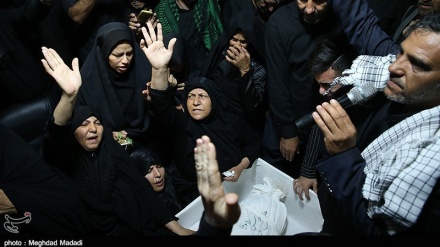 مدافع حرم شہید اصغر الیاسی کی تشیع جنازہ